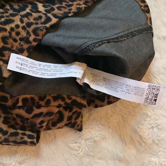 ZARA ANIMAL PRINT CROP TOP - Picture 5 of 5